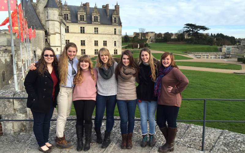 Hartwick students in France