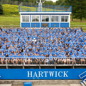 Hartwick College Class of 2020 after Opening Convocation 2016