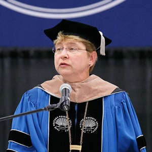 Hartwick College President Margaret L. Drugovich at Opening Convocation 2016