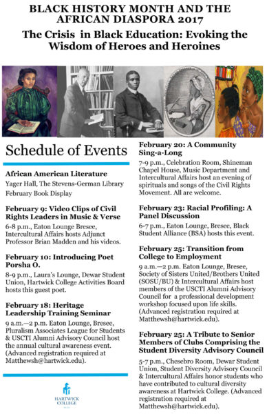Updated Poster - 2017 African American History Month