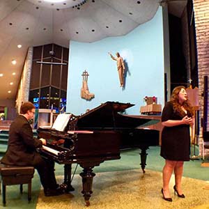 Margaret Elisofon '17 singing opera