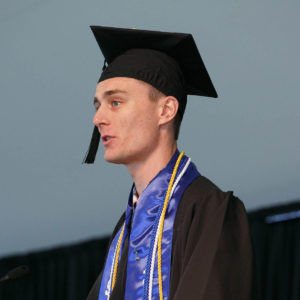 Student Senate President Christopher Shaw '17