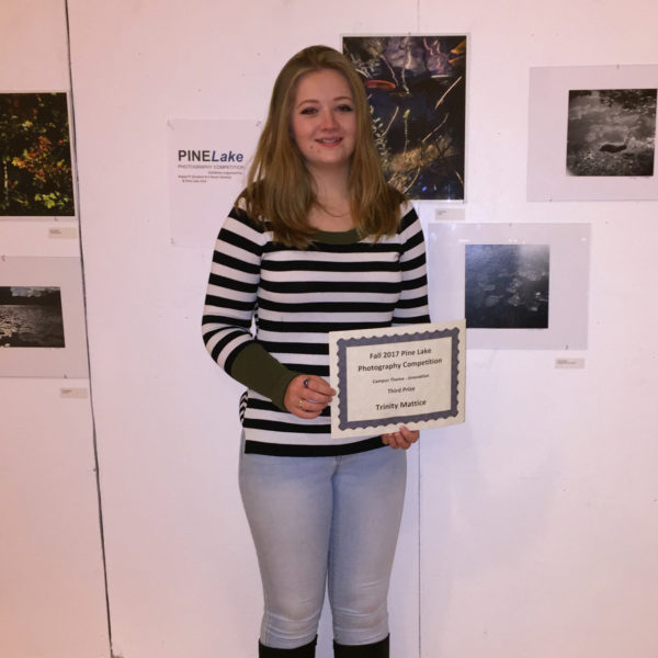 Third Place winner Trinity Mattice ’21