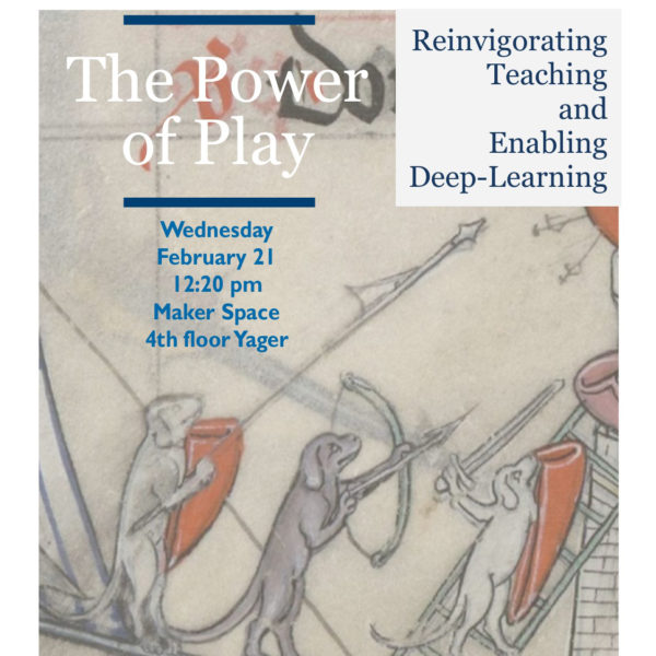 Poster for Dr. Diane Paige's Faculty Lecture “The Power of Play: