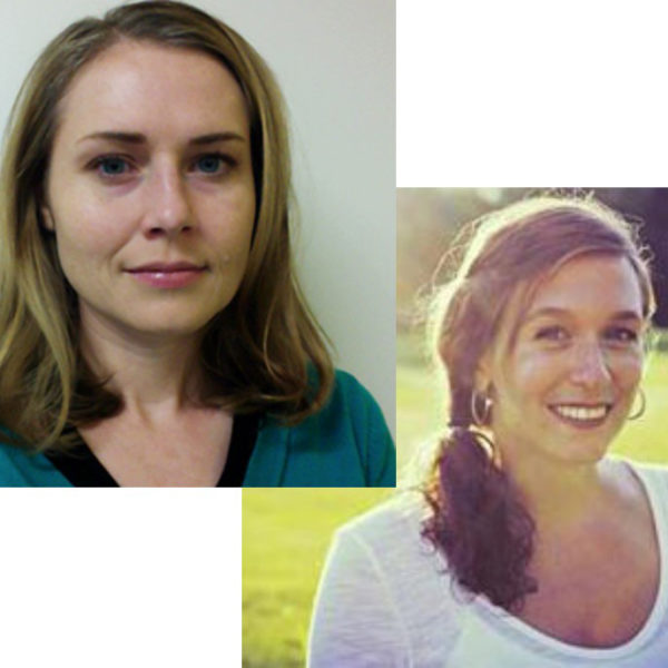 Marian Crotty and CJ Hauser, who will read at the 2018 New American Writing Festival