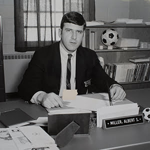 Former Hartwick College men's soccer coach Al Miller, winner of the sport's 2019 Walt Chyzowych Lifetime Achievement Award