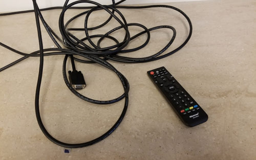 Golisano 223 Remote & Cable