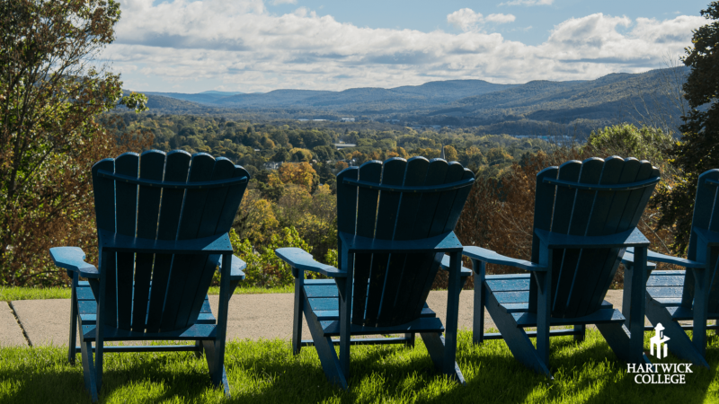 View of Susquehanna River Valley from Hartwick College's Frisbee Field desktop device wallpaper