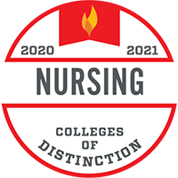 Colleges of Distinction 2020-2021 Nursing Badge