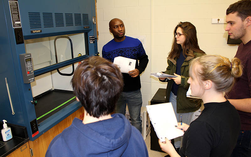 Hartwick students during Occupational Safety & Environmental Health Internship