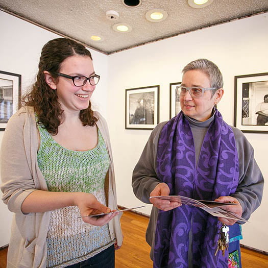 Hartwick student with faculty mentor