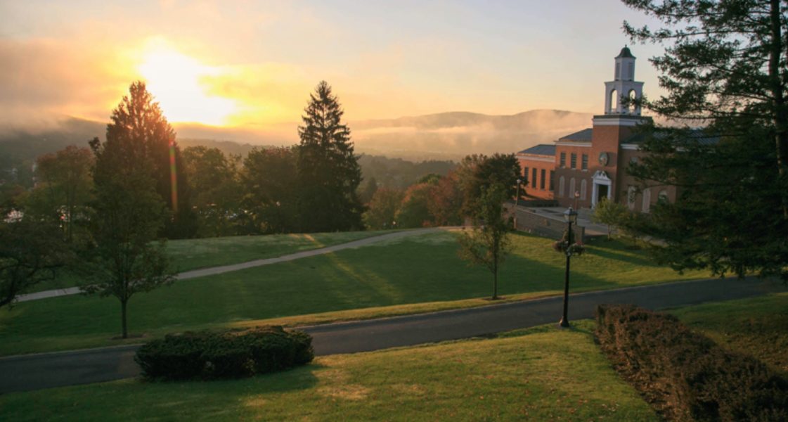 Hartwick College Campus at sunrise