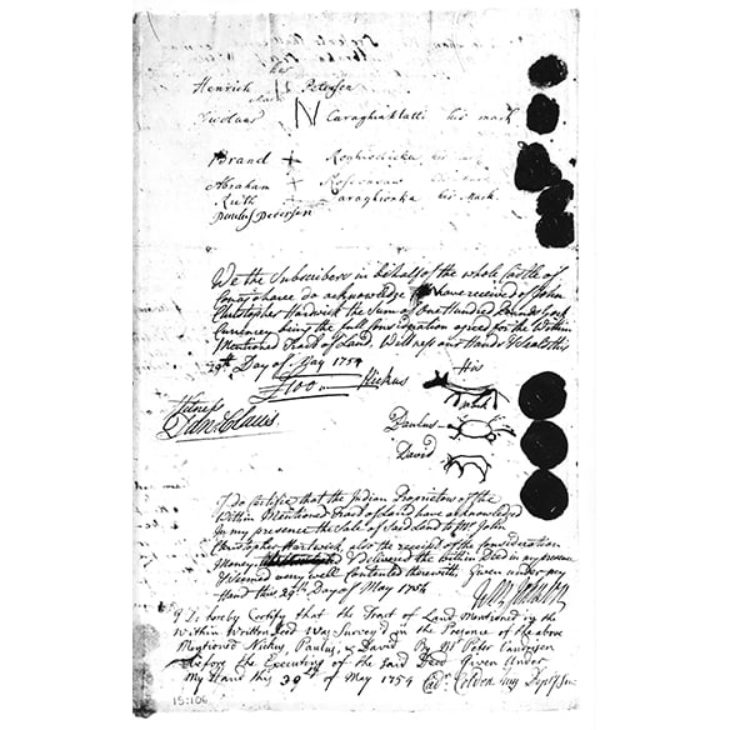 Image of John Christopher Hartwick Deed