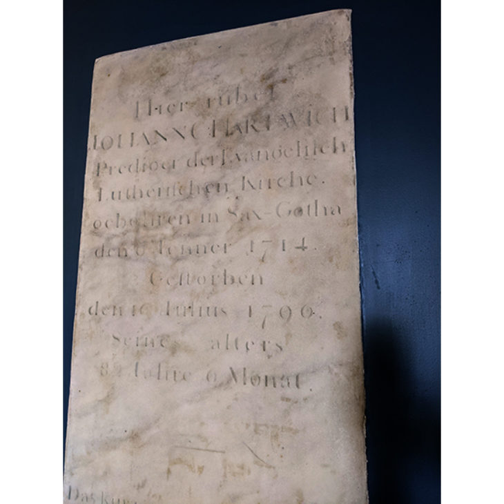 John Christopher Hartwick's Monument Stone