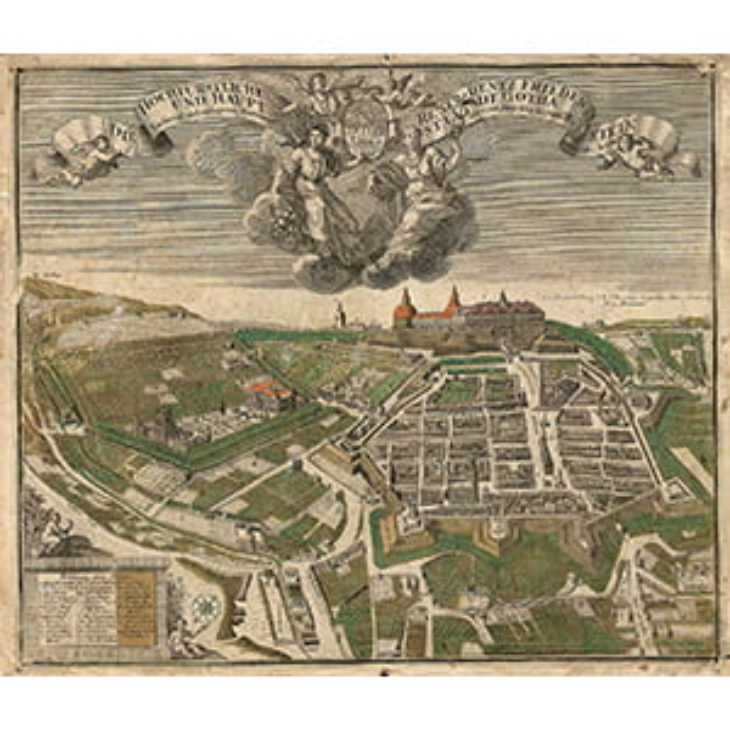 Illustration of John Christopher Hartwick's birth place, Gotha District, Molschleben, Germany