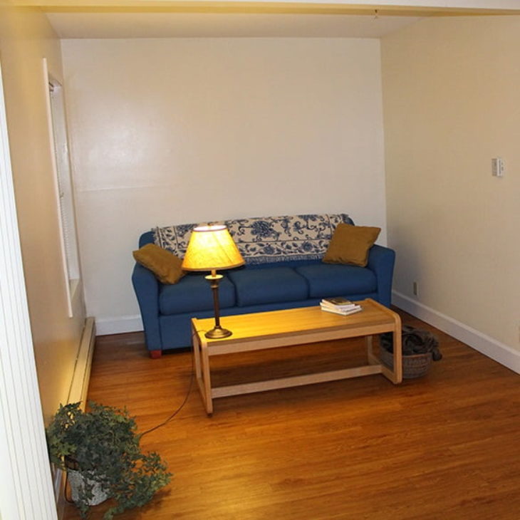 Hartwick College Townhouse livingroom