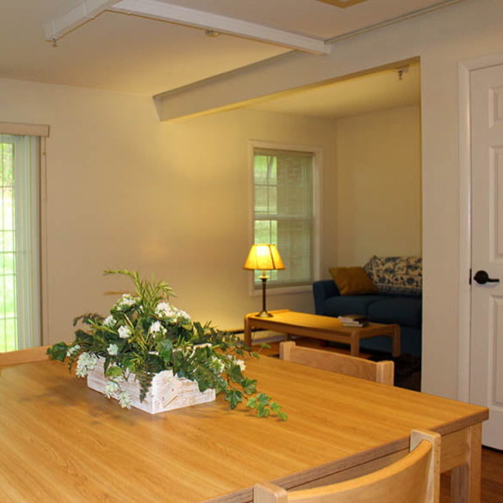 Hartwick College Townhouse dining room