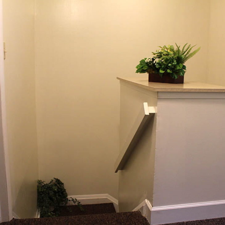 Hartwick College Townhouse stairway
