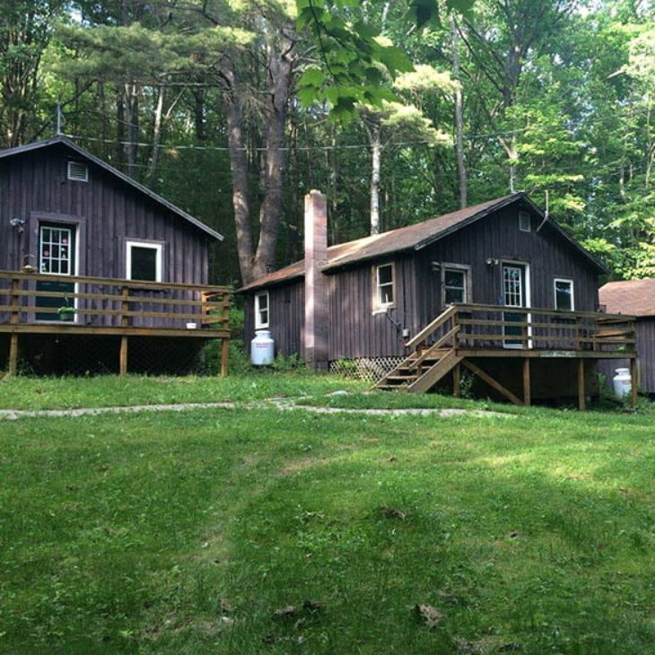 Outback Cabins at Hartwick College's Pine Lake Environmental Campus