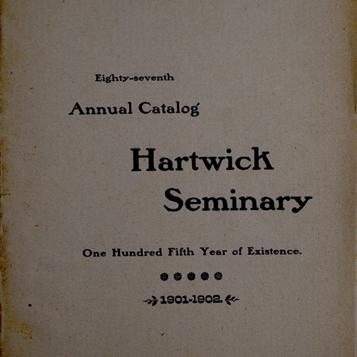Hartwick Seminary Catalog Cover