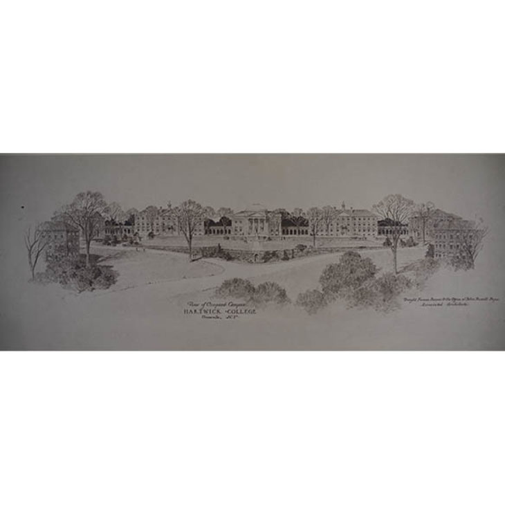 Hartwick College Architects Drawing