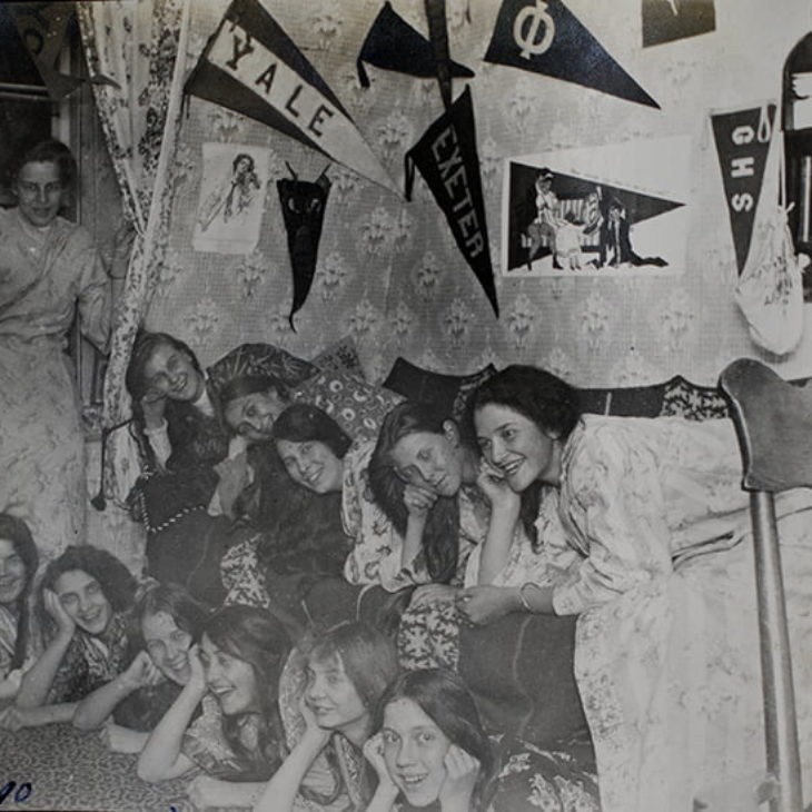 Hartwick Seminary Female Students in Dorm Room