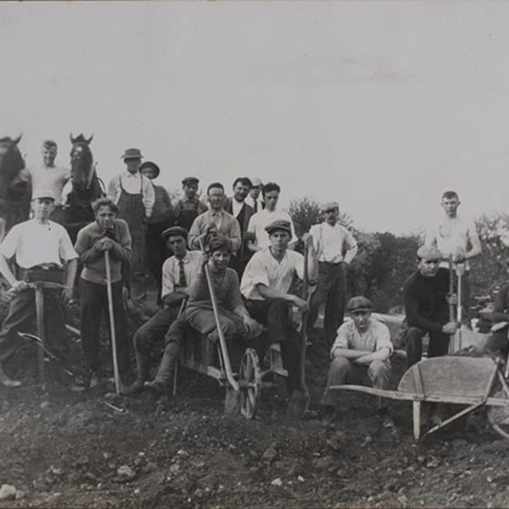 Hartwick Seminary Students Farming