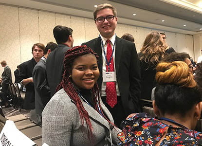 Hartwick students at Model UN Conference