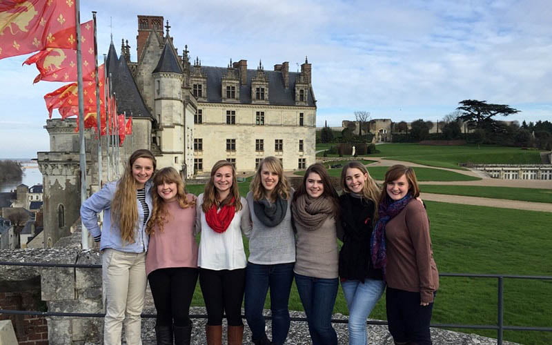 Hartwick students in France