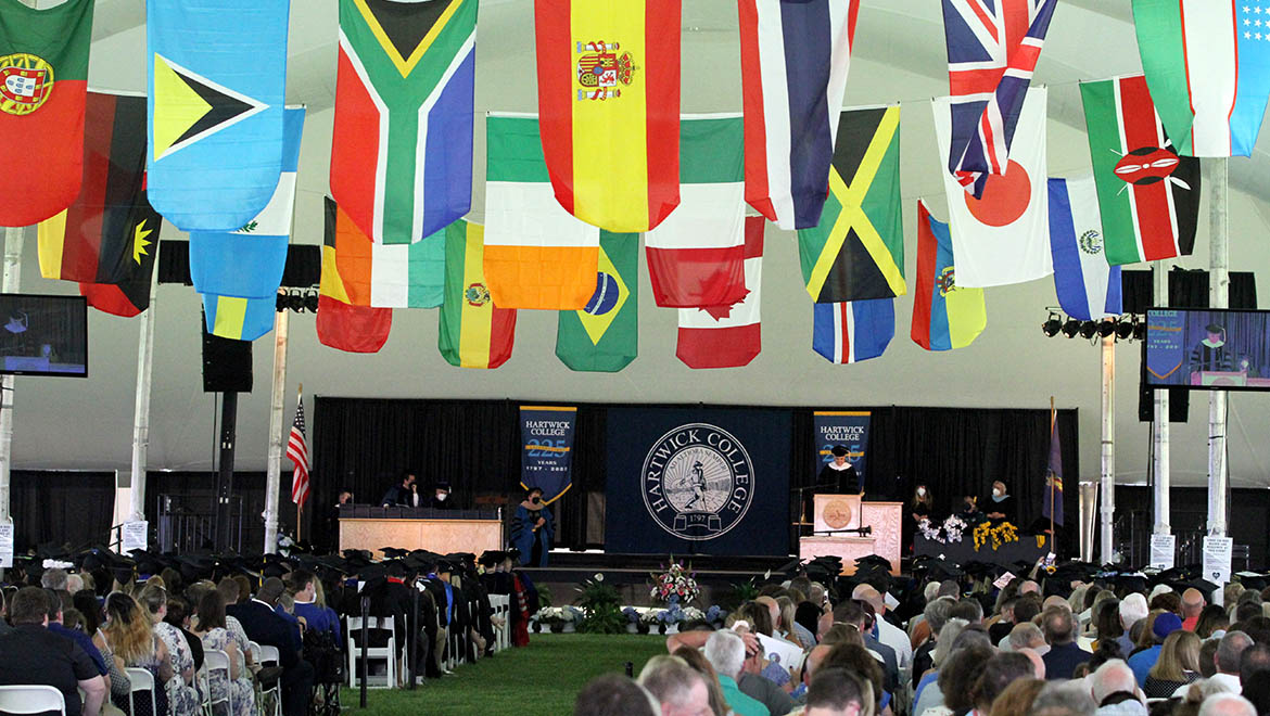 Hartwick College Commencement Tent 2022