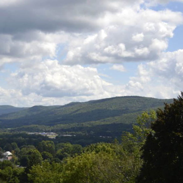 View of the Susquehanna Valley from Hartwick College Campus