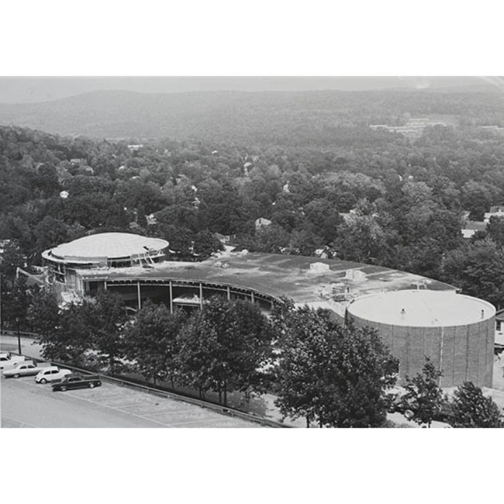 Hartwick College's Anderson Center under construction