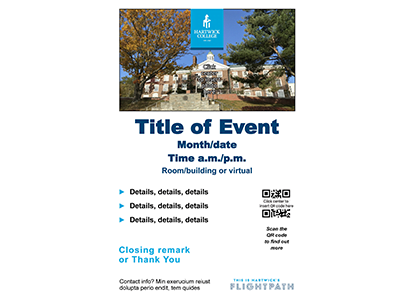 Poster Tabloid Vertical Template with Photo