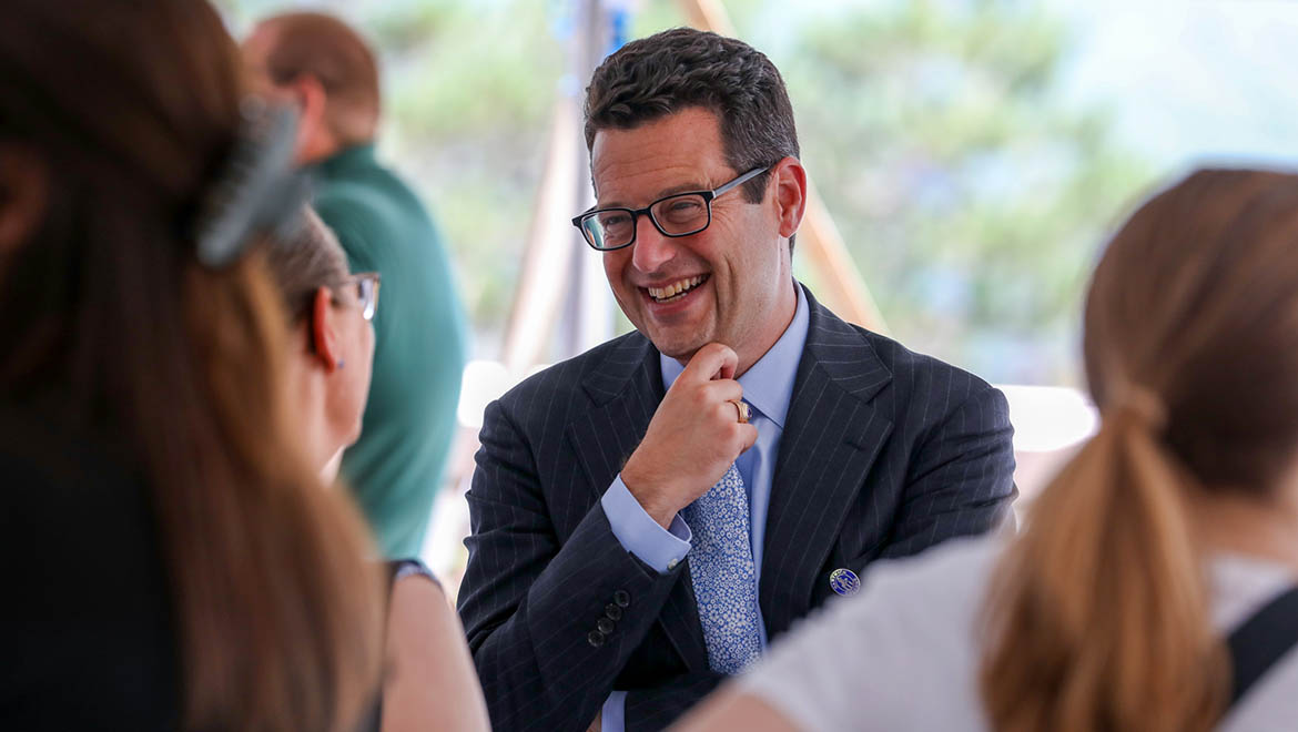 President Reisberg Meet 'n Greet with faculty and staff