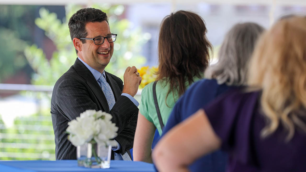 President Reisberg Meet 'n Greet with faculty and staff
