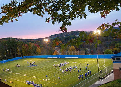 Wright Stadium Night Football GAme