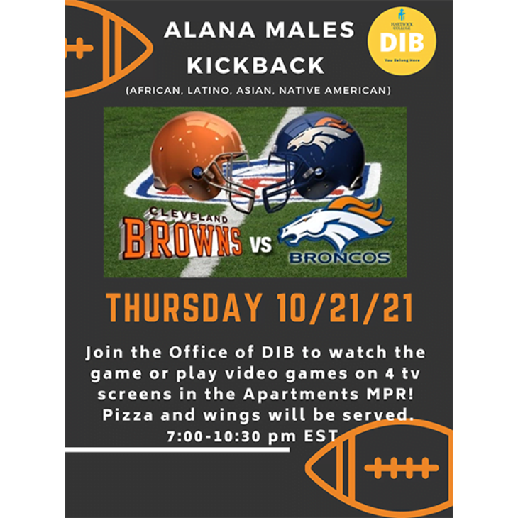 Hartwick College DIB Event for ALANA Males Kickback