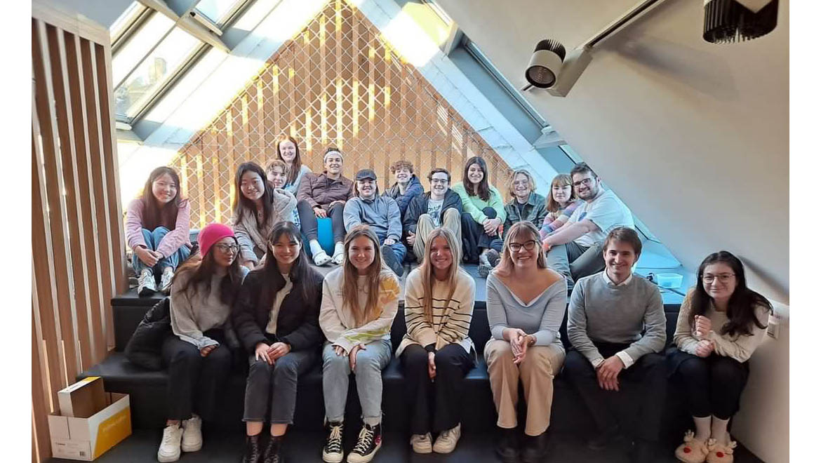 Hartwick students in Budapest