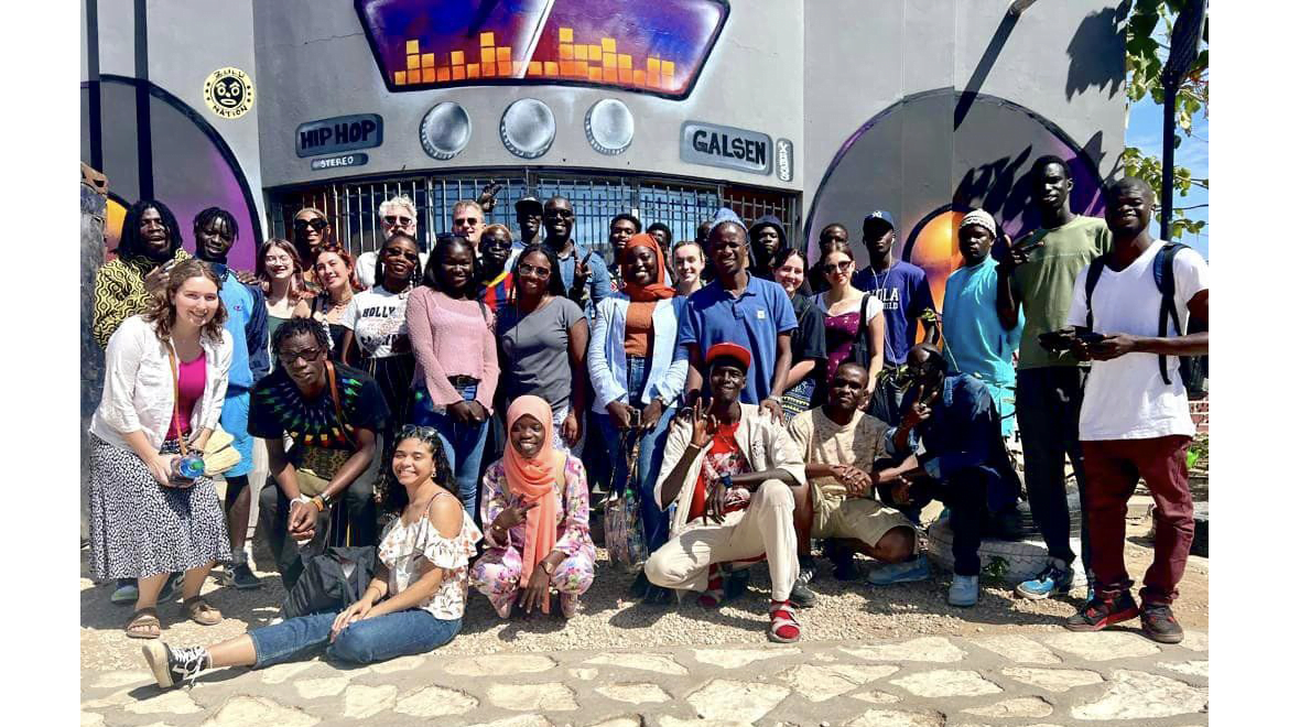 Hartwick College students in Senegal