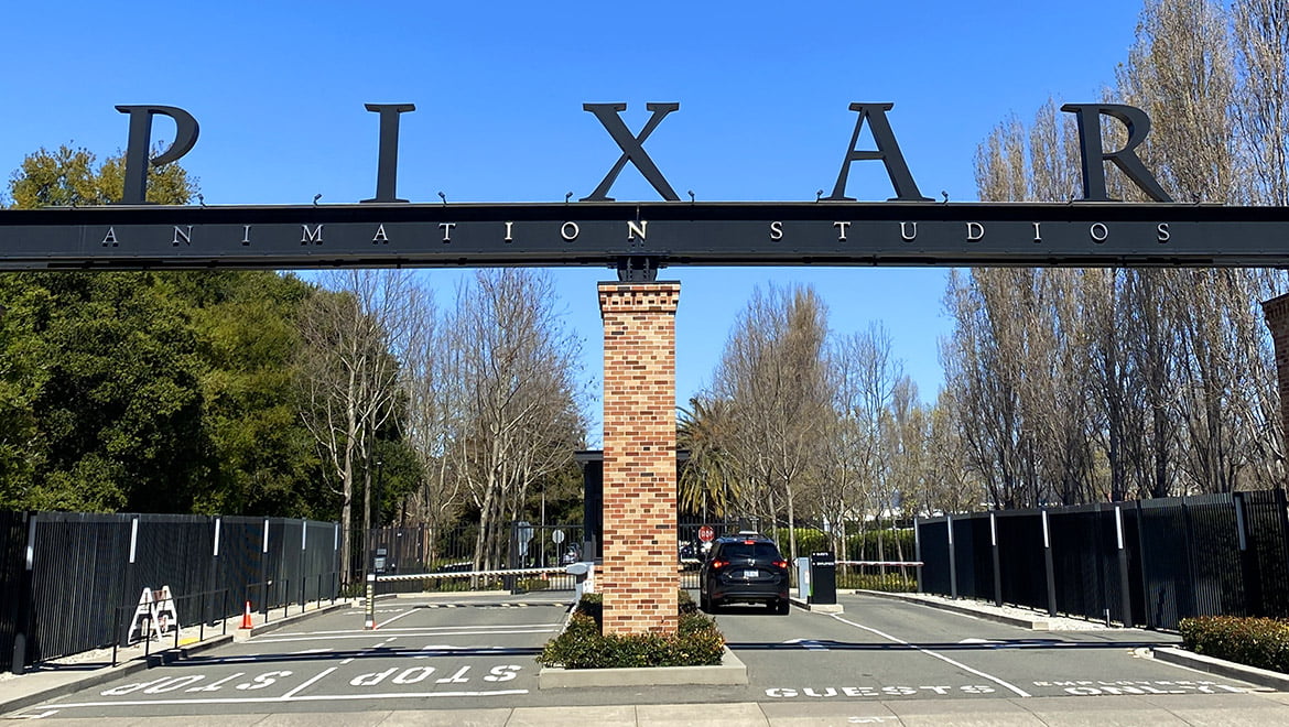 Pixar Gate in Silicon Valley