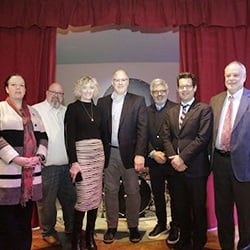 Regional Innovation Council Members and Hartwick College President Reisberg