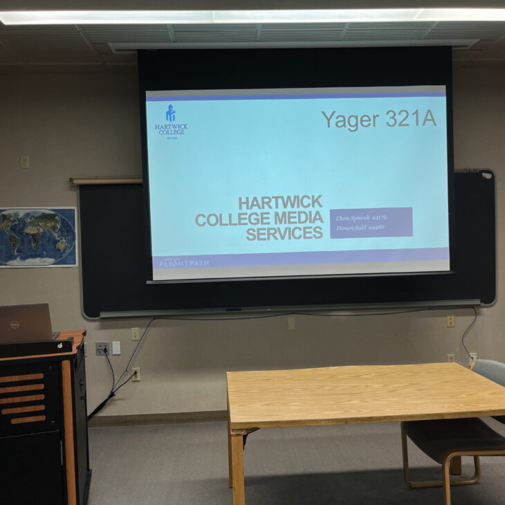 Yager 321A, Hartwick College