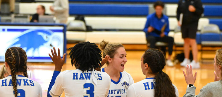 Hartwick College volleyball players