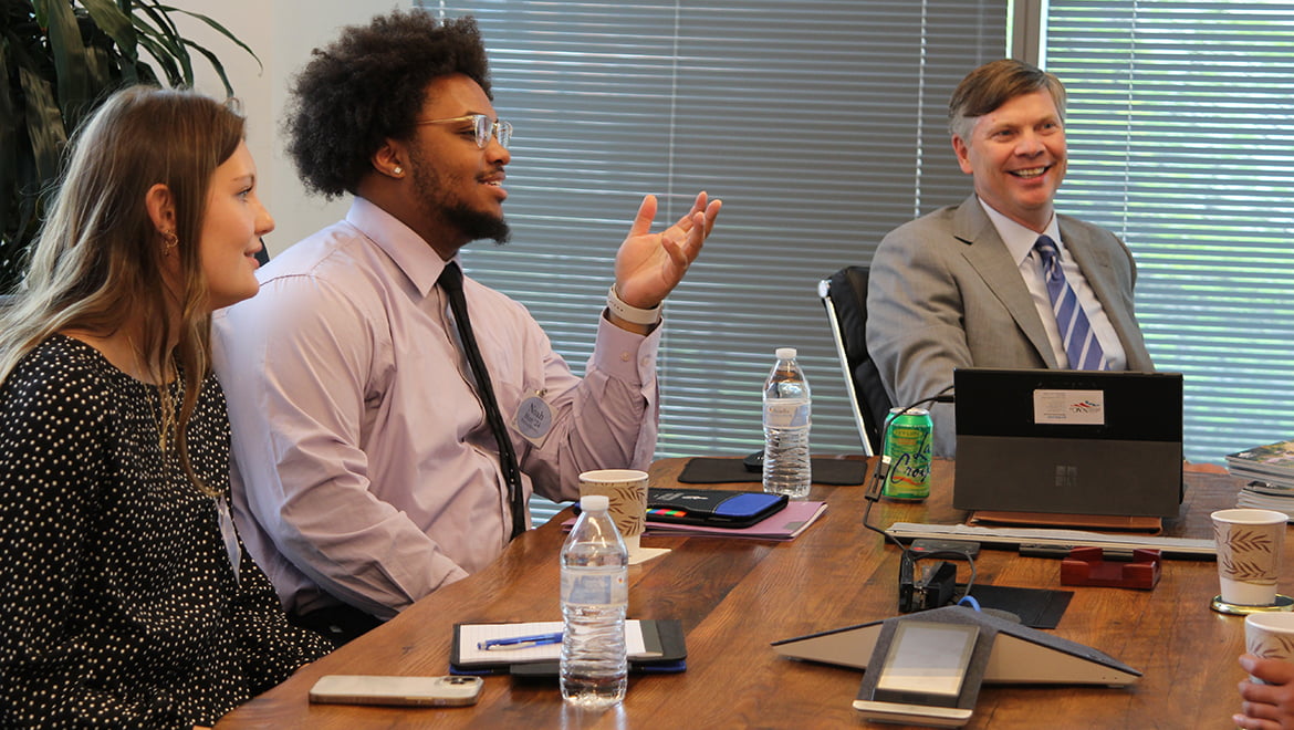 Hartwick College students during DC HOP