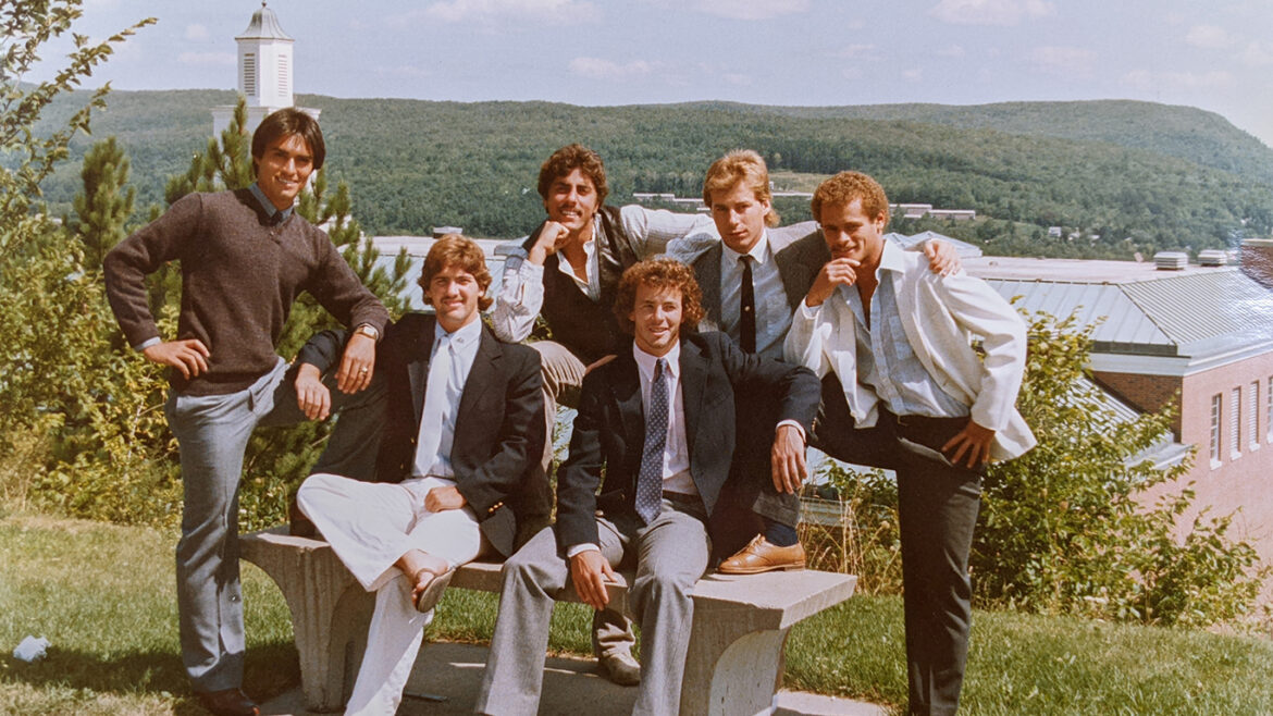 1983 Senior members of the Hartwick College men's soccer team