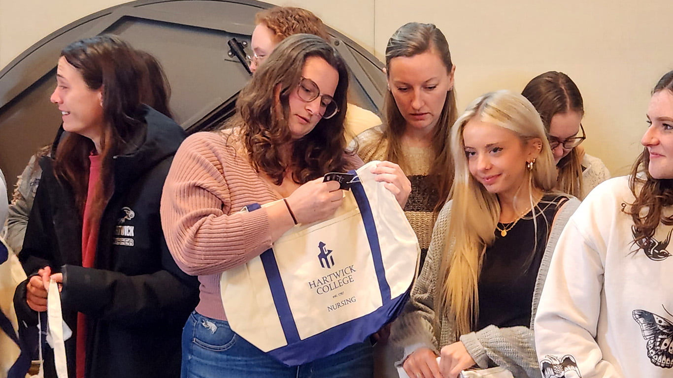 Hartwick Nursing students