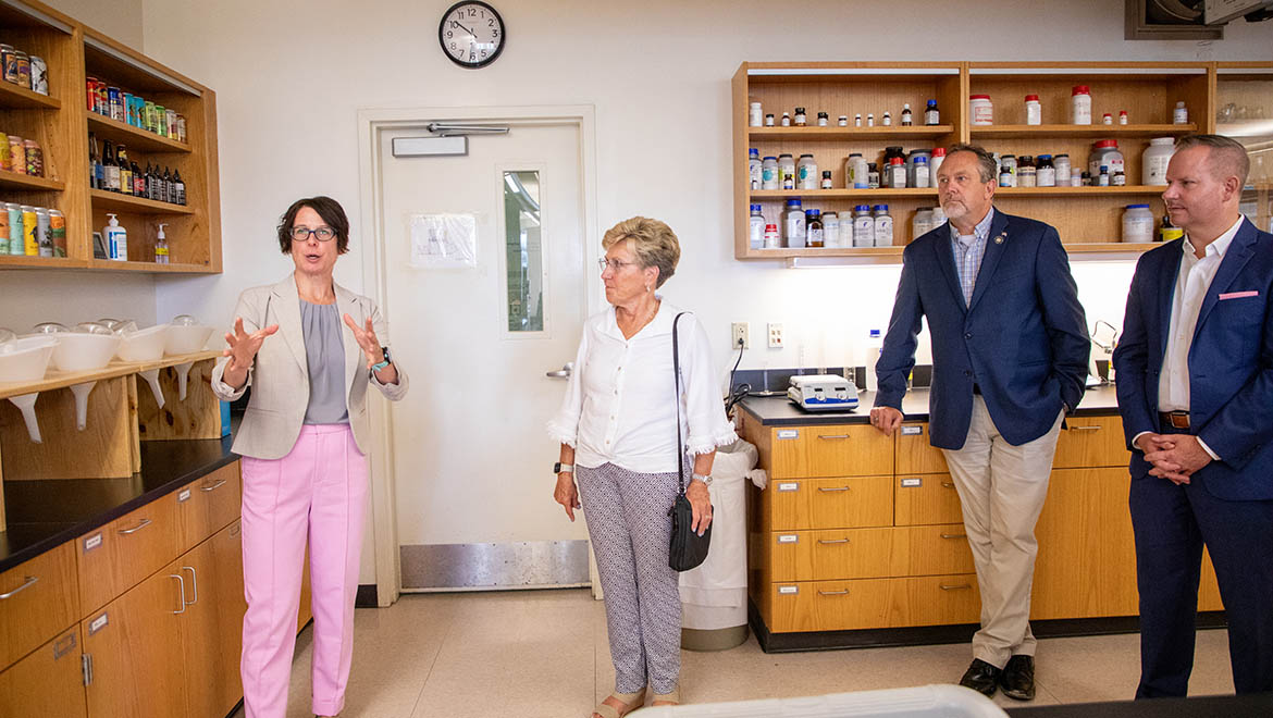 Harmonie Bettenhausen, CCFB Director, State Senator Oberacker, NY, Gayle Manchin, Federal Co-Chair of the Appalachian Regional Commission, James R. Kellerhouse, Vice President for Institutional Advancement & External Affairs