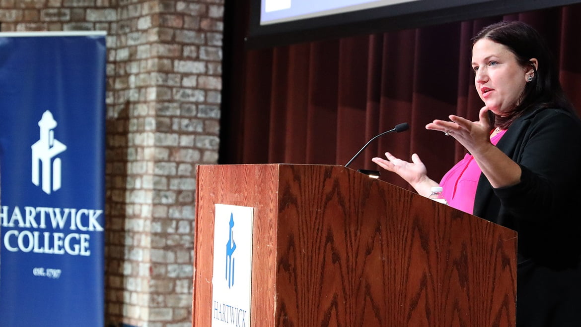 Hartwick College Institute of Public Service Constitution Day Talk delivered by Jen Lunsford '04, New York State Assemblymember for the 135th Assembly District