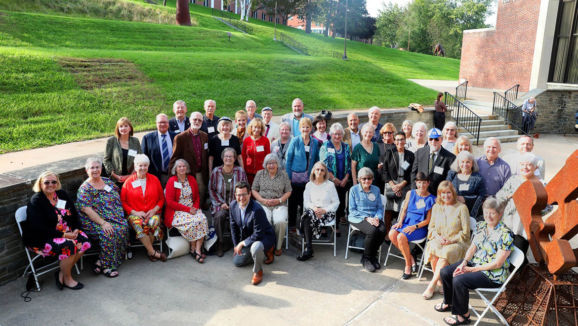Hartwick College 50 Year Club, alumni from the class of 1973 during True Blue Weekend 2023