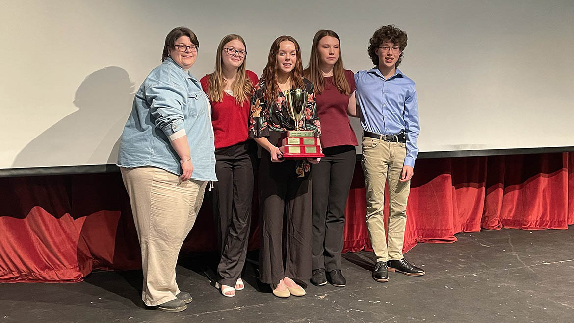 Hartwick College hosts Student Voices, Student Choices Cherry Valley-Springfield students with advisor
